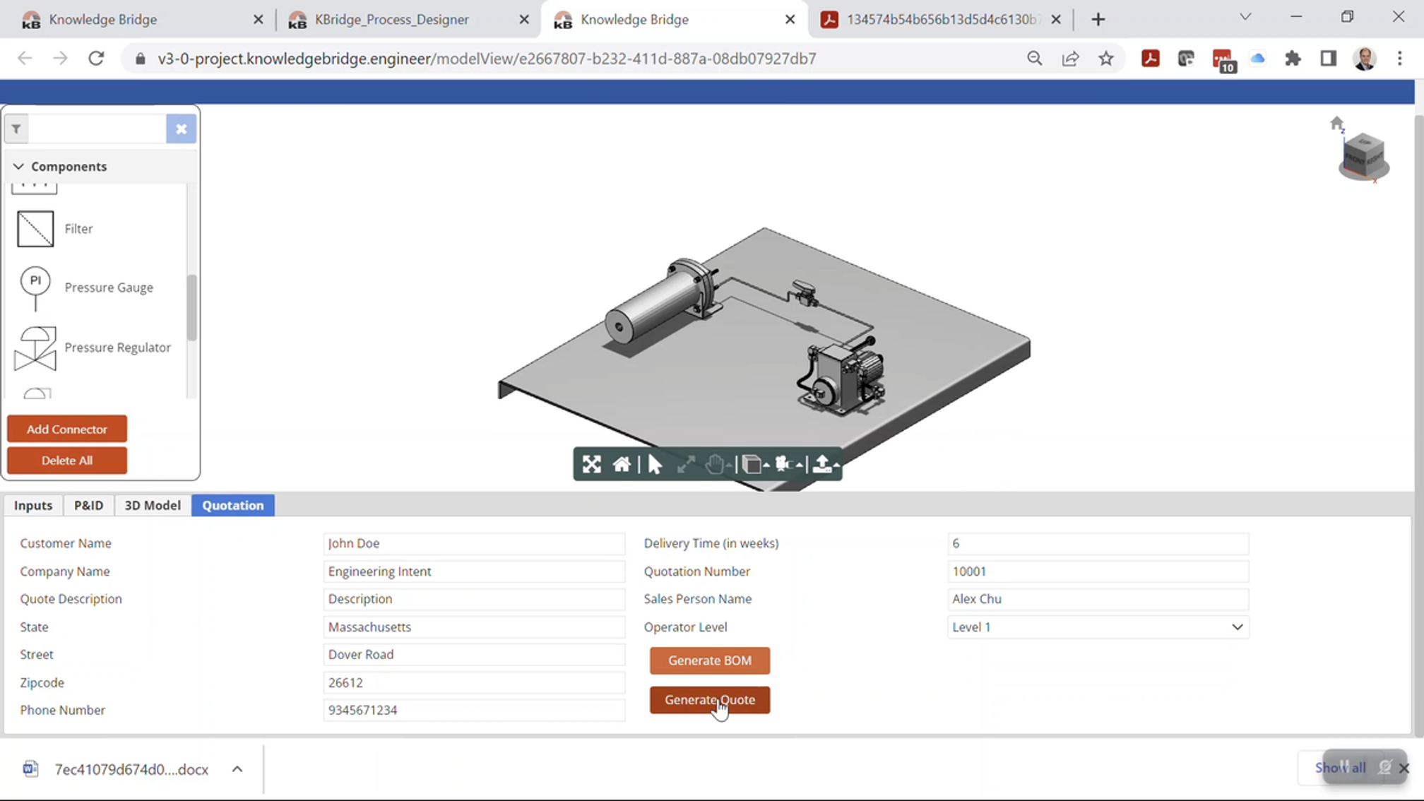 kBridge Process Designer Demo